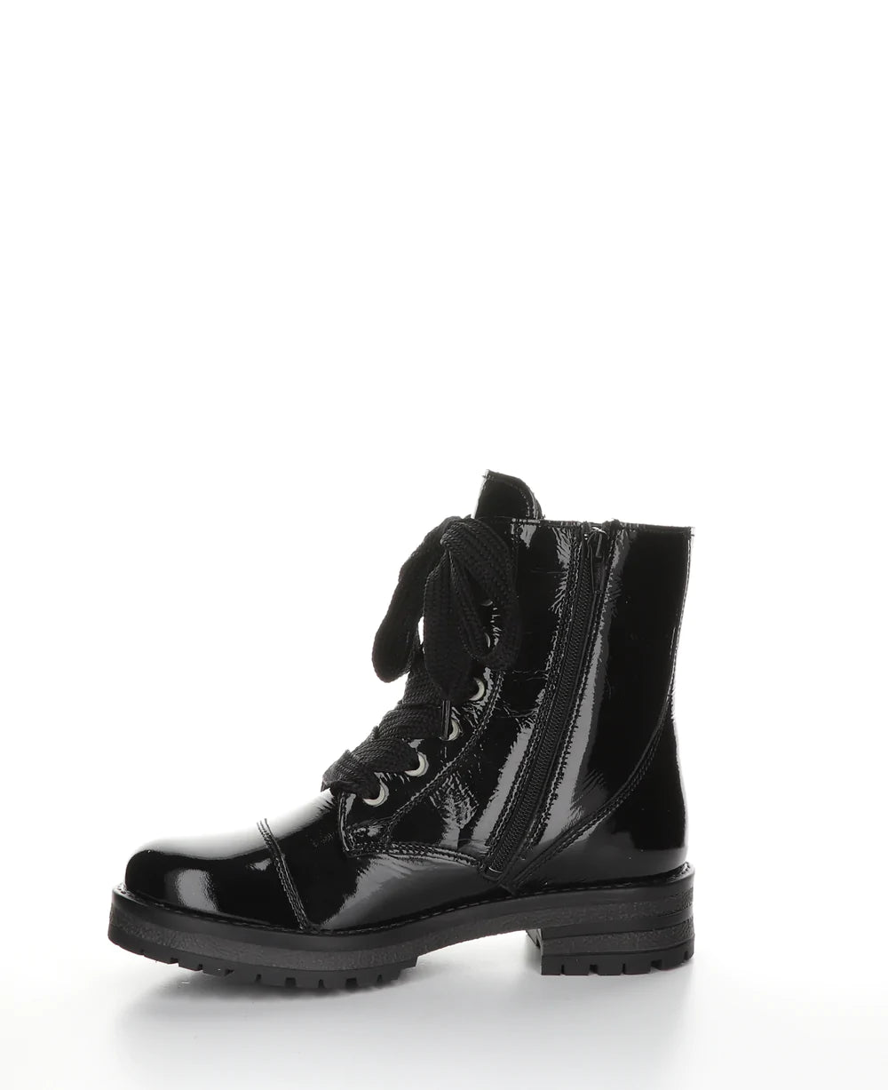 Bos & Co Paulie Black Patent Waterproof Boot