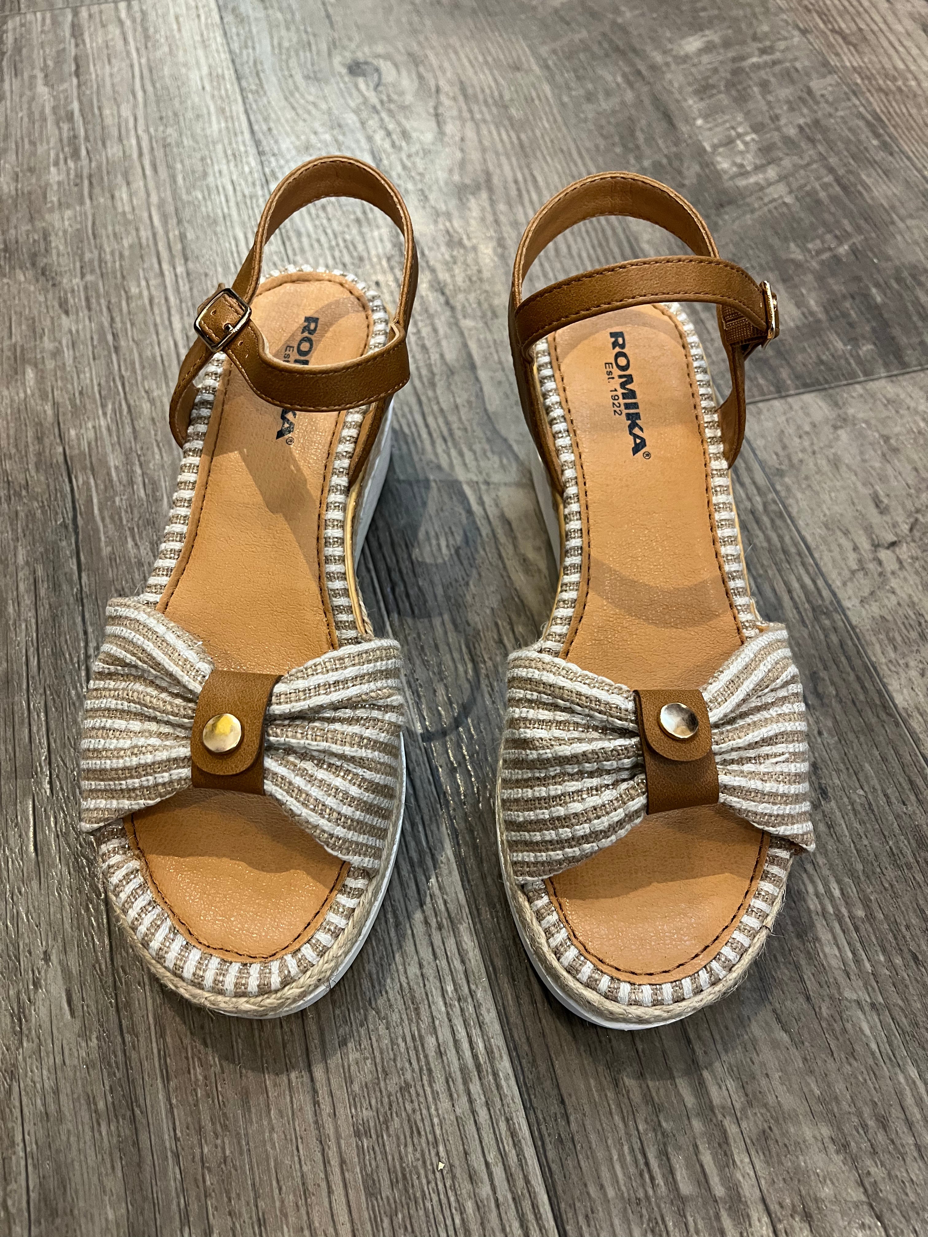 Romika Espi Beige Espadrille Sandal