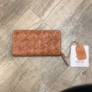 Milo 168 Leather Woven Wallet