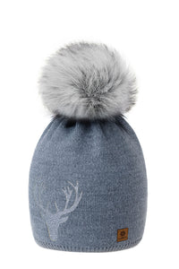 Woolk Aldo Deer Hat with Pom Pom