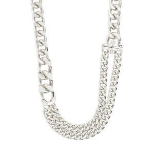 Pilgrim 112246011 Silver Friends Chunky Curd Chain Necklace