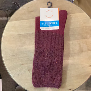 Bleuforet 6867 Bordeaux Wool Socks