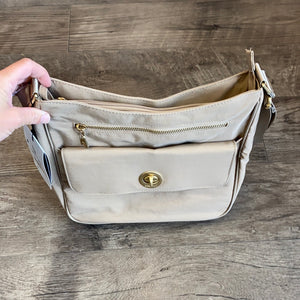 Baggalini ATC289B057 Beige Large Purse