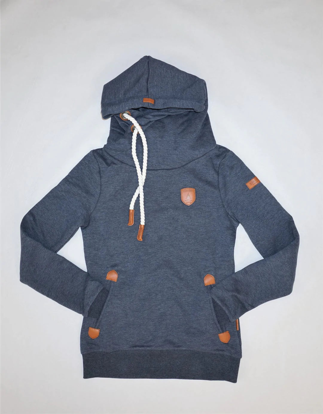 Wanakome Artemis 0702B Navy Pull Over Hoodie