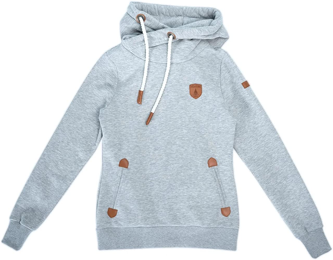 Wanakome Artemis 0702B Light Grey Pull Over Hoodie