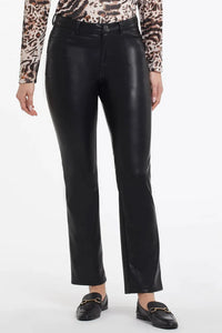 Tribal 12140 5 pocket straight PU Pant black