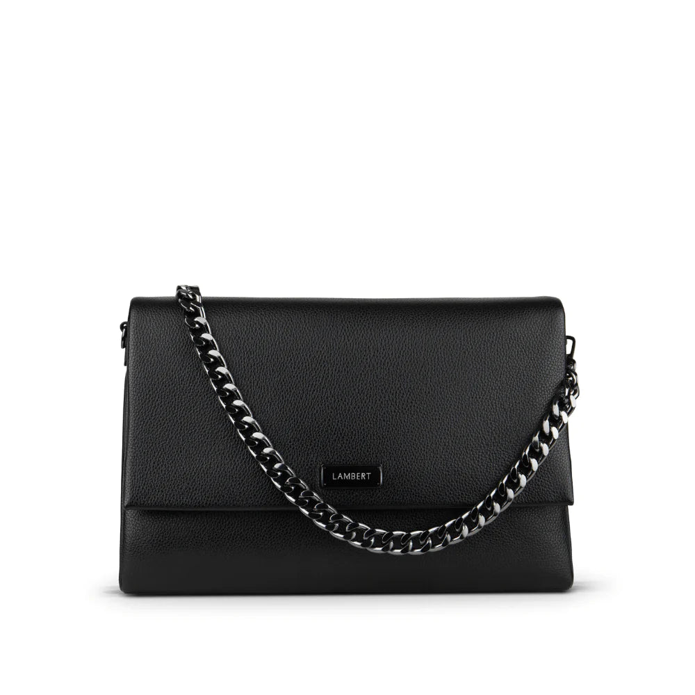 Lambert Victoria 3 in 1 Black Vegan Leather Handbag