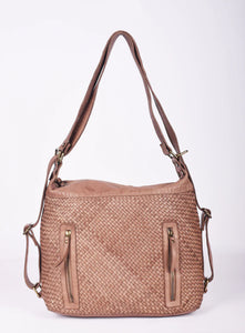 Milo Siena 159 Backpack/Crossbody Leather Shoulder Bag