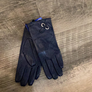 Auclair 7B170 Navy Leather Glove