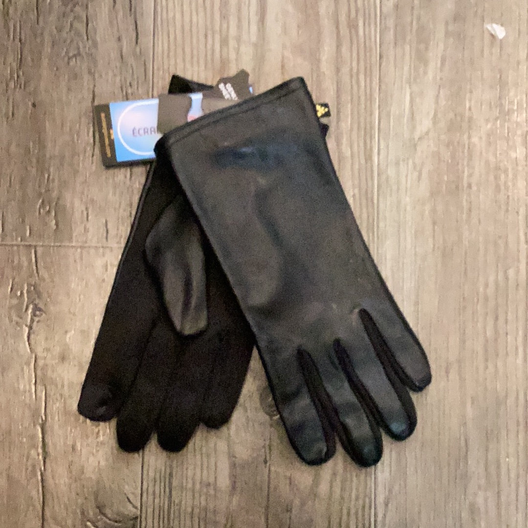 Auclair 7L032 Leather/Stretch Gloves