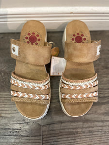 Relife Leanne Aztec Slide Sandal