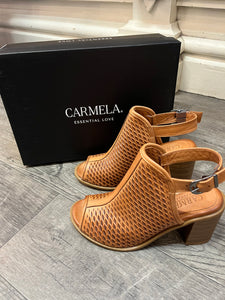 Carmela 160642 Camel Cut Out Heel Sling Back