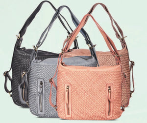 Milo Siena 159 Backpack/Crossbody Leather Shoulder Bag
