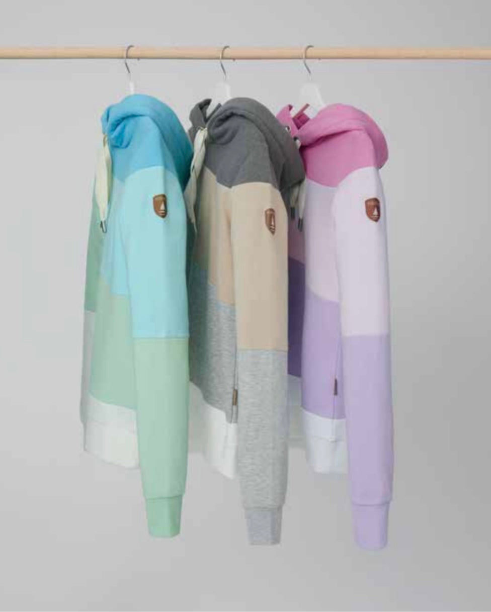 Wanakome Solo Pool Blue Mix Pull Over Hoodie