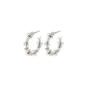 Pilgrim 112236013 DREAMS hoop earrings silver-plated