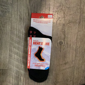 Simcan 43606 Small Black/Red Grips Heat Zone Socks