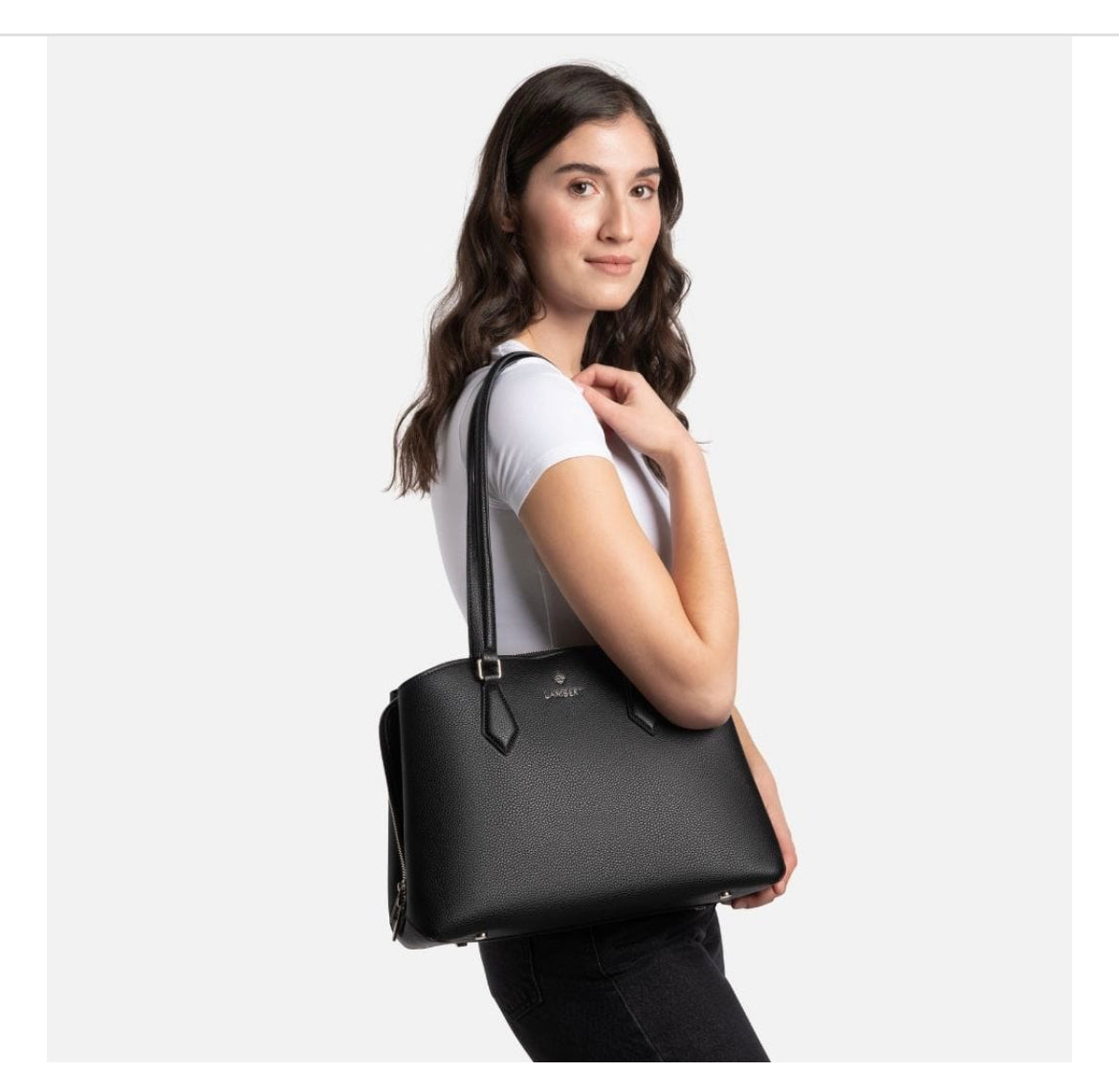 Lambert Bags Maya Pebble Vegan Leather Tote Bag