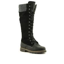 Bulle 16D242OC Black Tall Winter Boot with Grips