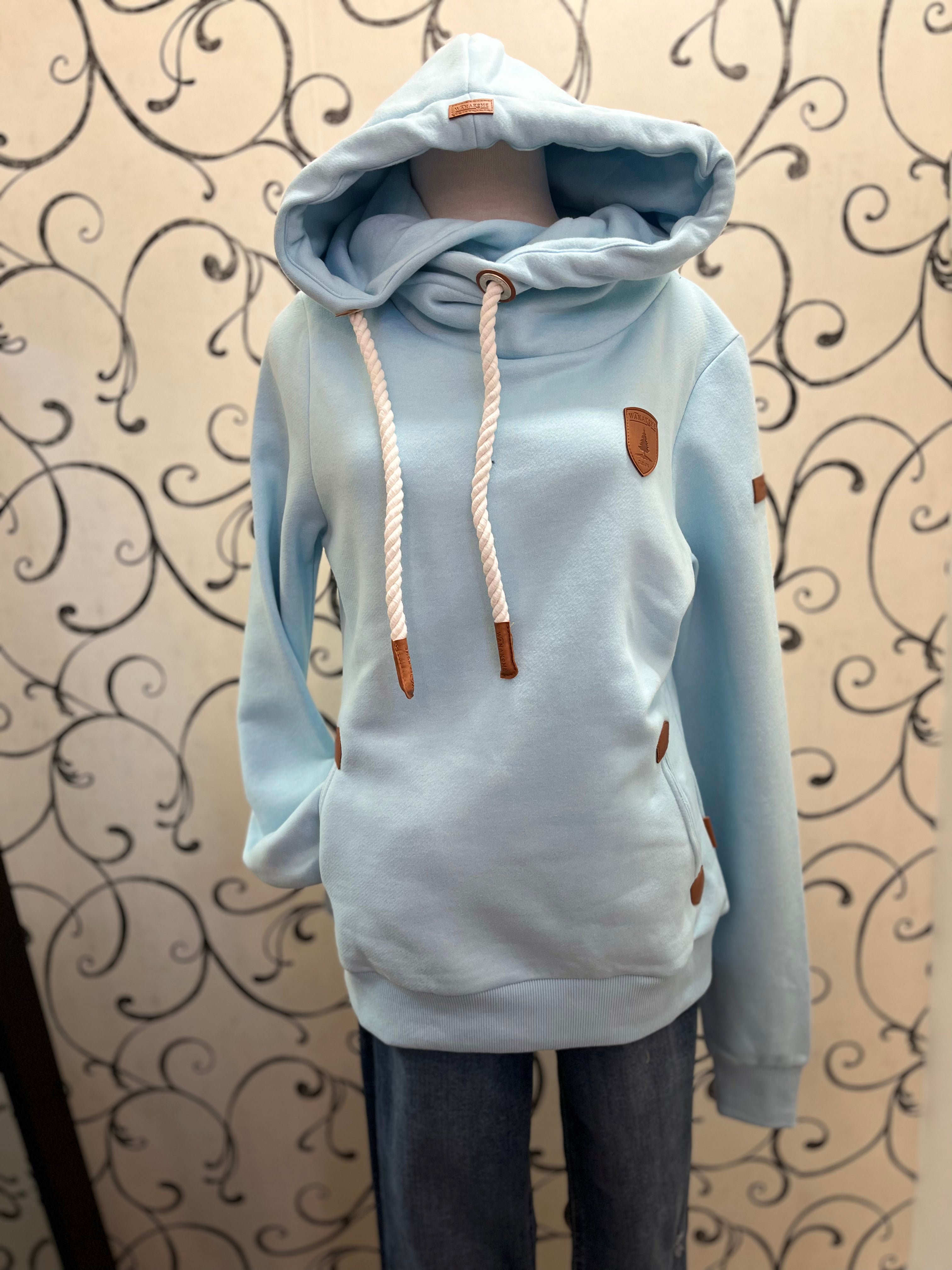 Wanakome Artemis 0702B Sky Pull Over Hoodie