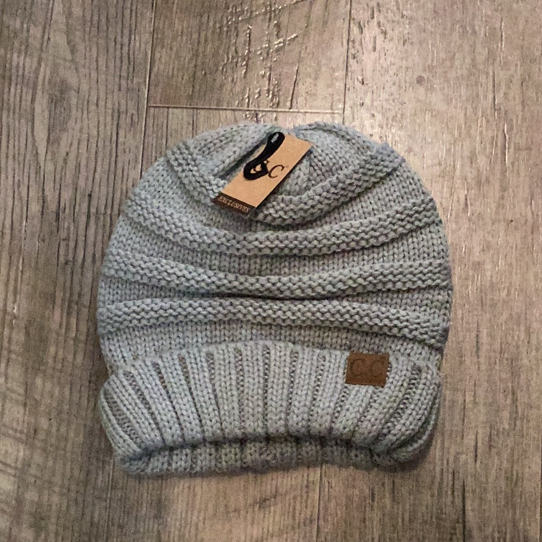 C.C Beanie Hat-100 Slouchy Knit Hat