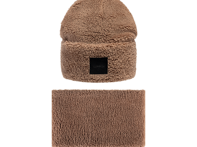 Woolk Teddy Hat and Scarf Set
