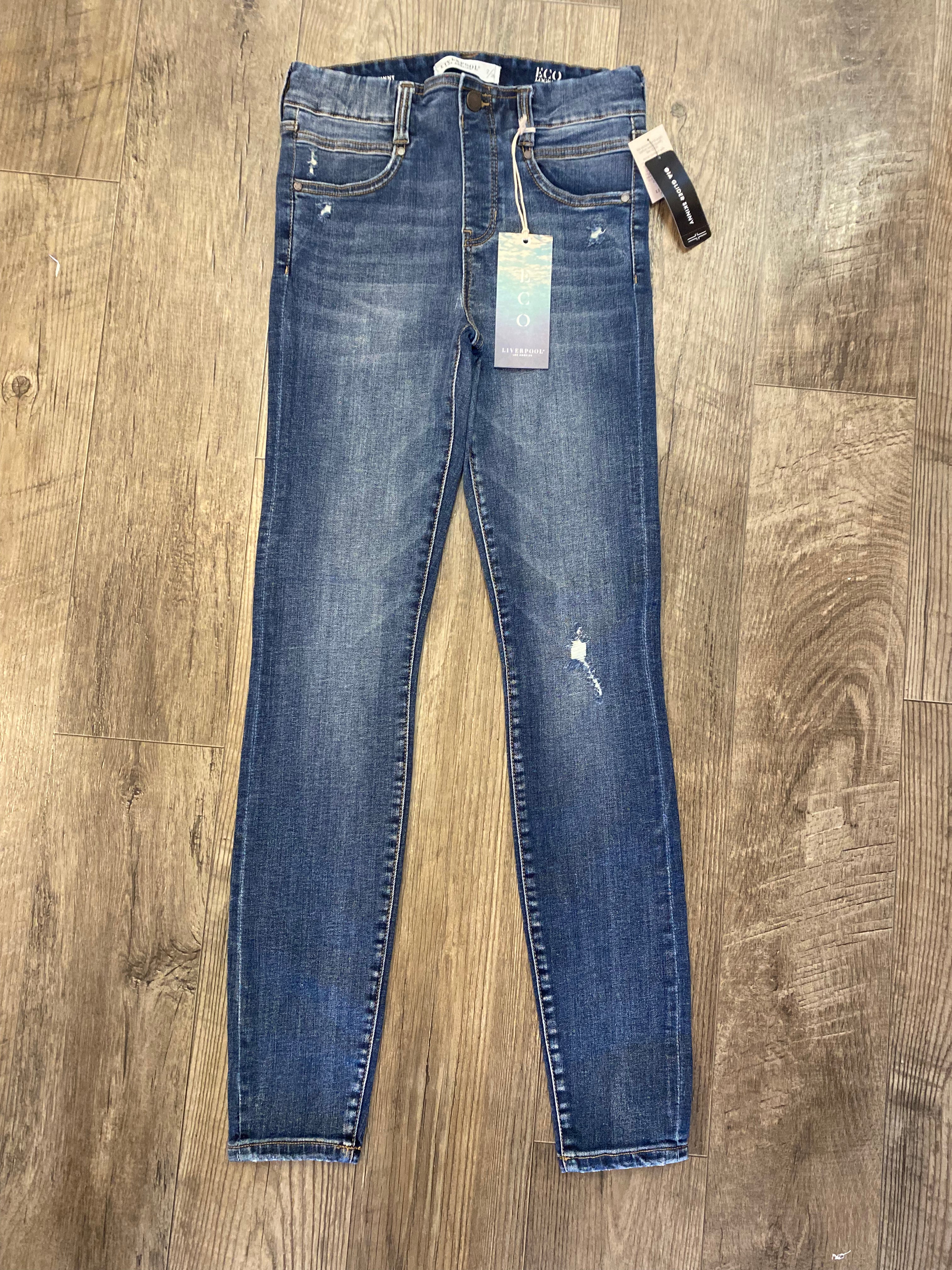 LiverPool Jeans Gia Glider Skinny in the Colour Westler