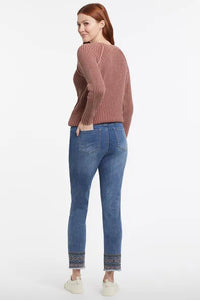 Tribal 7536O Audrey 5 PKT Slim Ankle Jean Dk.Vintage