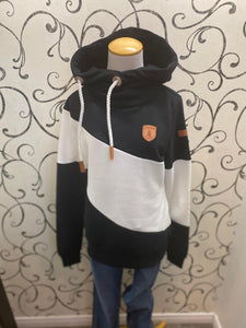 Wanakome Selene Black/White Mix Hoodie