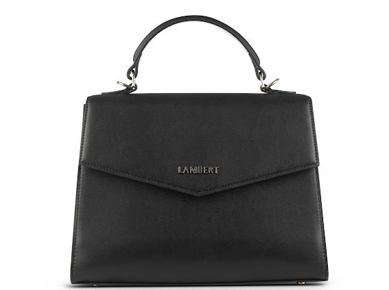 Lambert Gracie - Black Vegan Leather 2-in-1 Handbag