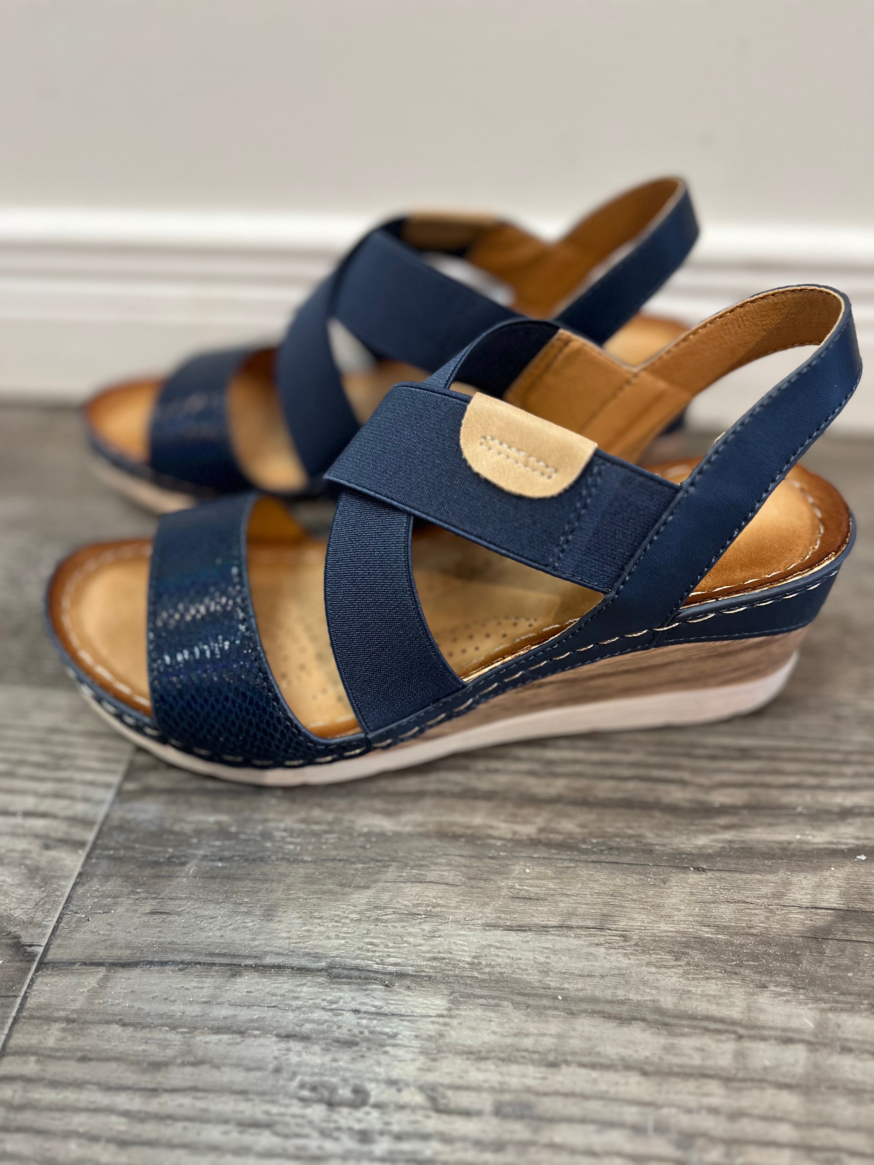 Romika Elaine Strappy Wedge Sandal