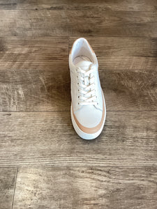 Carmela 67808 white / Tan Sneaker