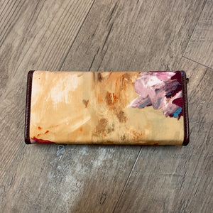 Wenz Yellow Floral Velvet Wallet