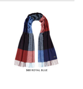 Fraas 643002 Eco Box Check Scarf