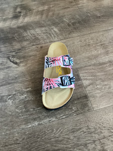 Jool Dakota Leaf Pink Thong Sandal