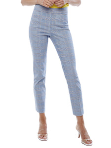 Up 67732 Plaid Lizburn Classic Ankle Pants