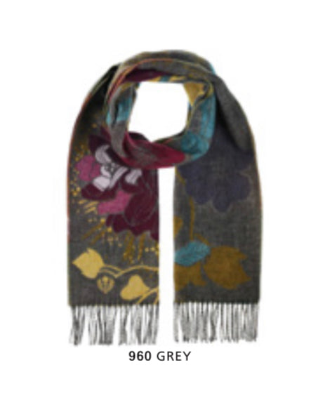 Fraas 734842 Autum Floral Scarf