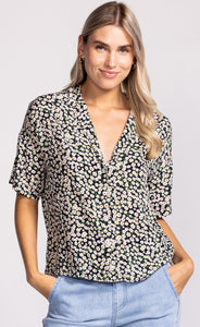 Pink Martini TO-41109P Floral for Me Again Blouse