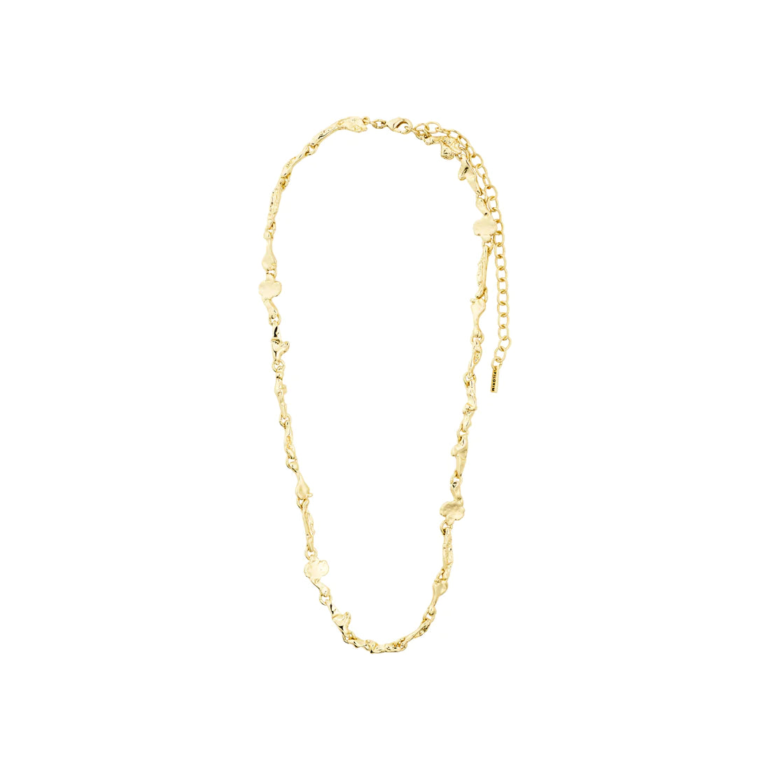 Pilgrim 142242021 SOLIDARITY recycled organic shaped necklace gold-plated