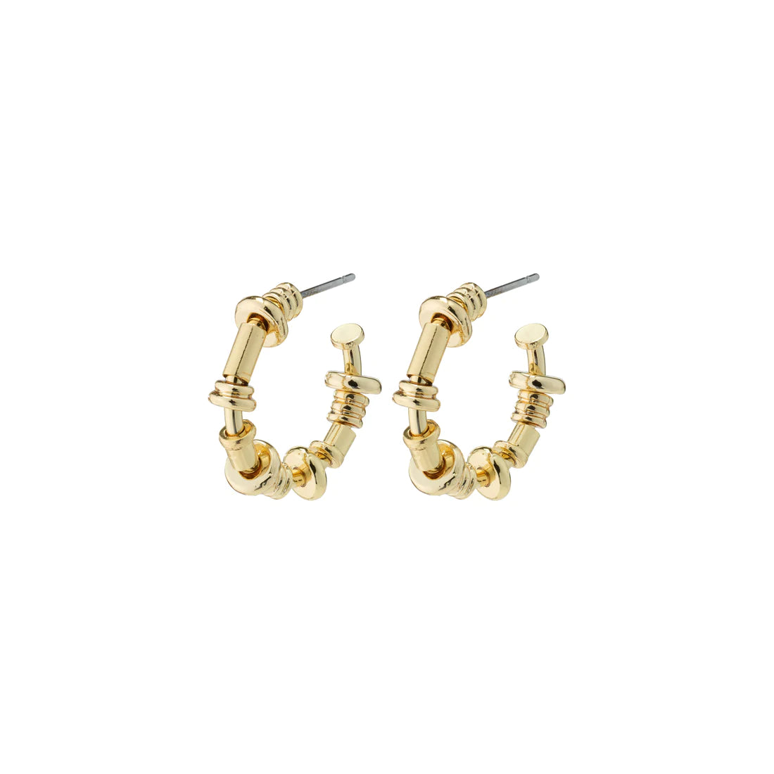 Pilgrim 112232013 DREAMS hoop earrings gold-plated