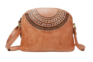 Milo 600 Ferne Blush Studded Leather Purse