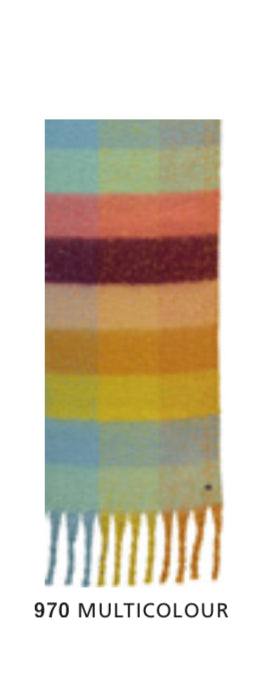 Fraas 623348 Colour Block Boucle Scarf