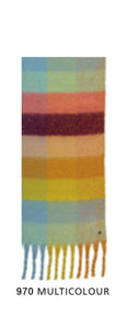 Fraas 623348 Colour Block Boucle Scarf