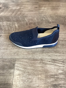 Ara 12-24068 Blue Sparkle Sneaker