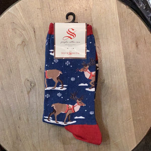 Sock Smith WNC1607 Winter Reindeer sock