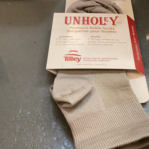 Tilley TA803 tan grey socks