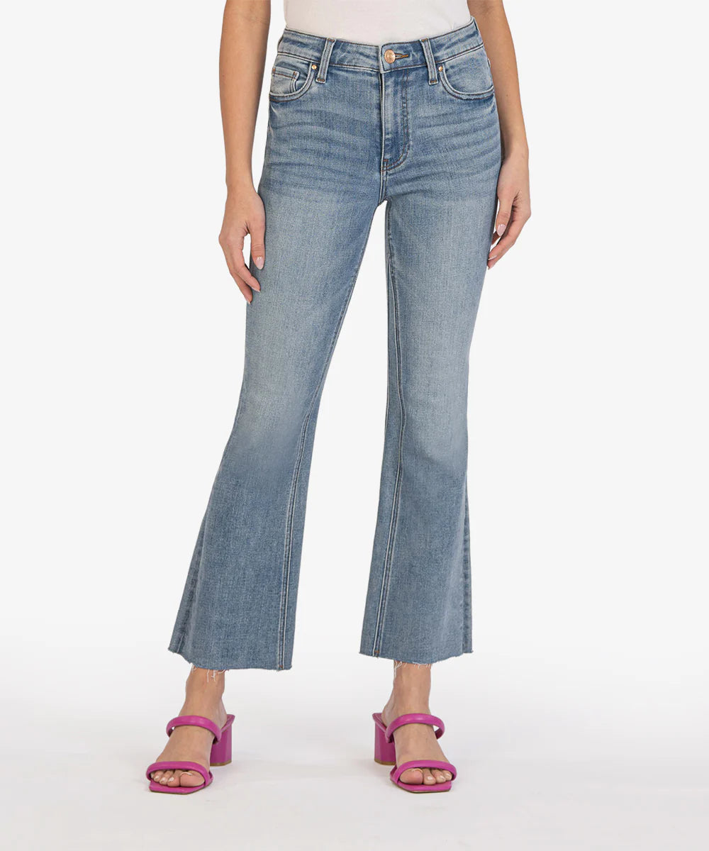 Kut KP1574MA3 Kelsey High Rise Ankle Flare Jeans