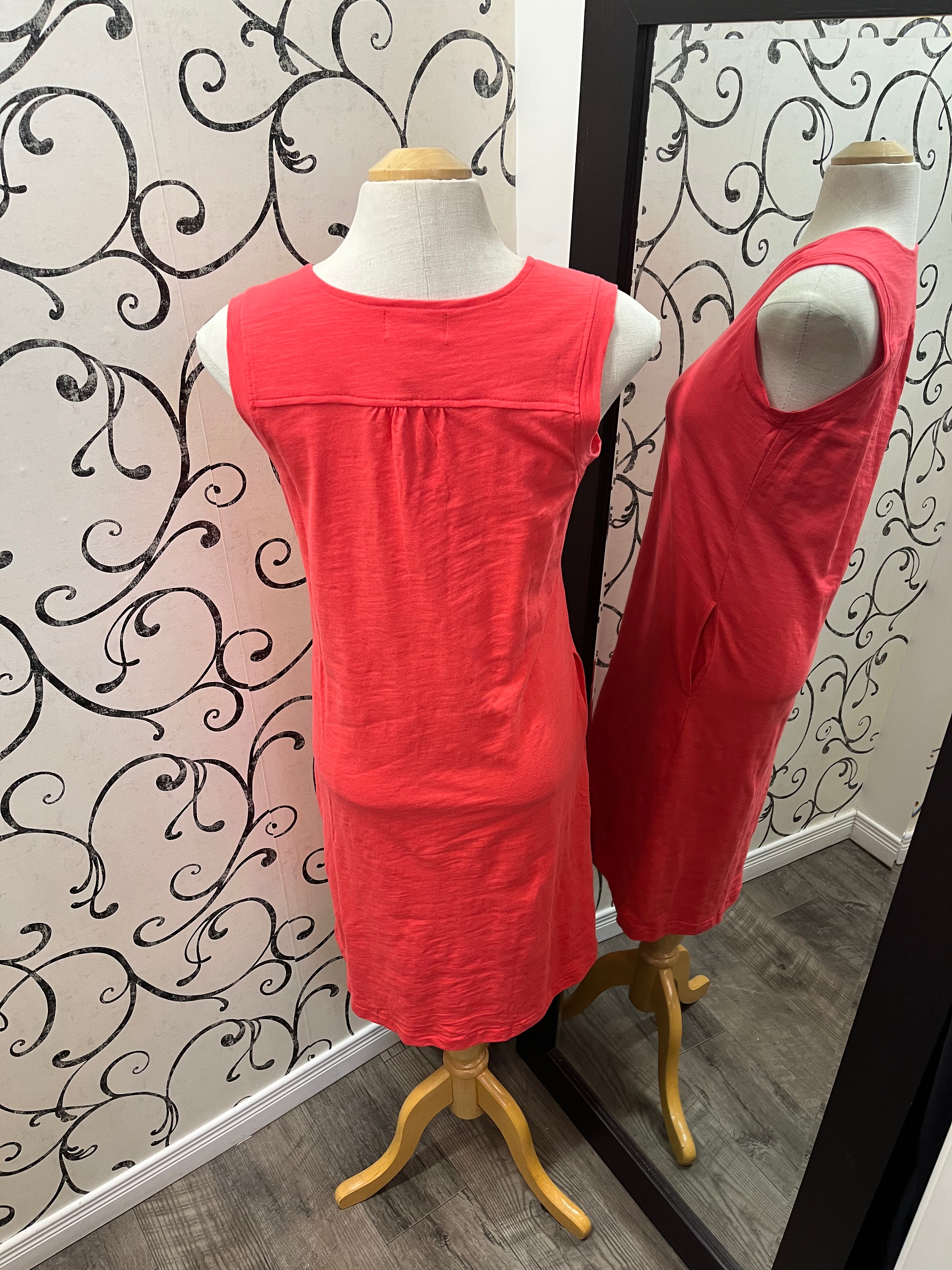 Simpli Zen 23415 Cotton Dress w/ Daisy Buttons