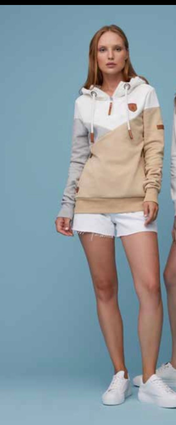 Wanakome Roxy Sand Mix 1/4 Zipper Sweater