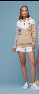 Wanakome Roxy Sand Mix 1/4 Zipper Sweater