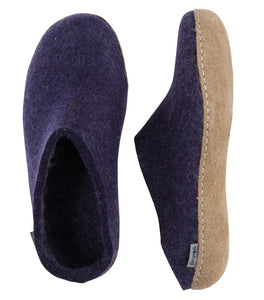 Gler Ups Slip On Leather Sole Slipper